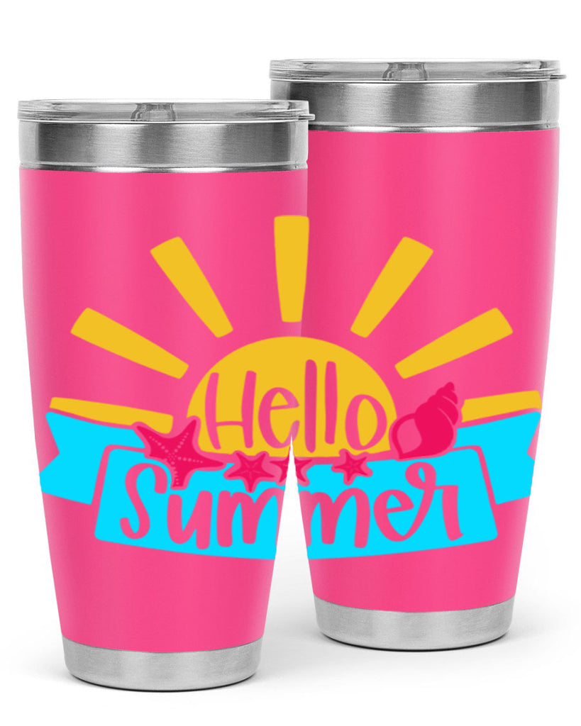 Hello Summer Style 38#- summer- Tumbler