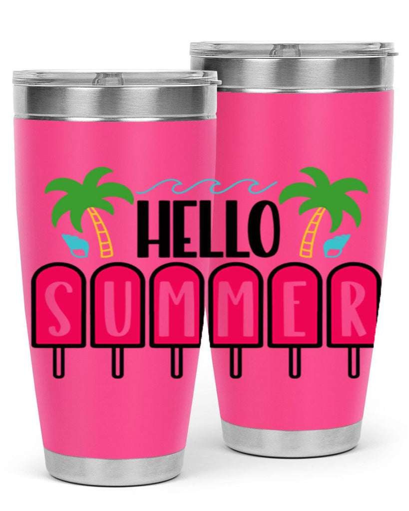Hello Summer Style 39#- summer- Tumbler