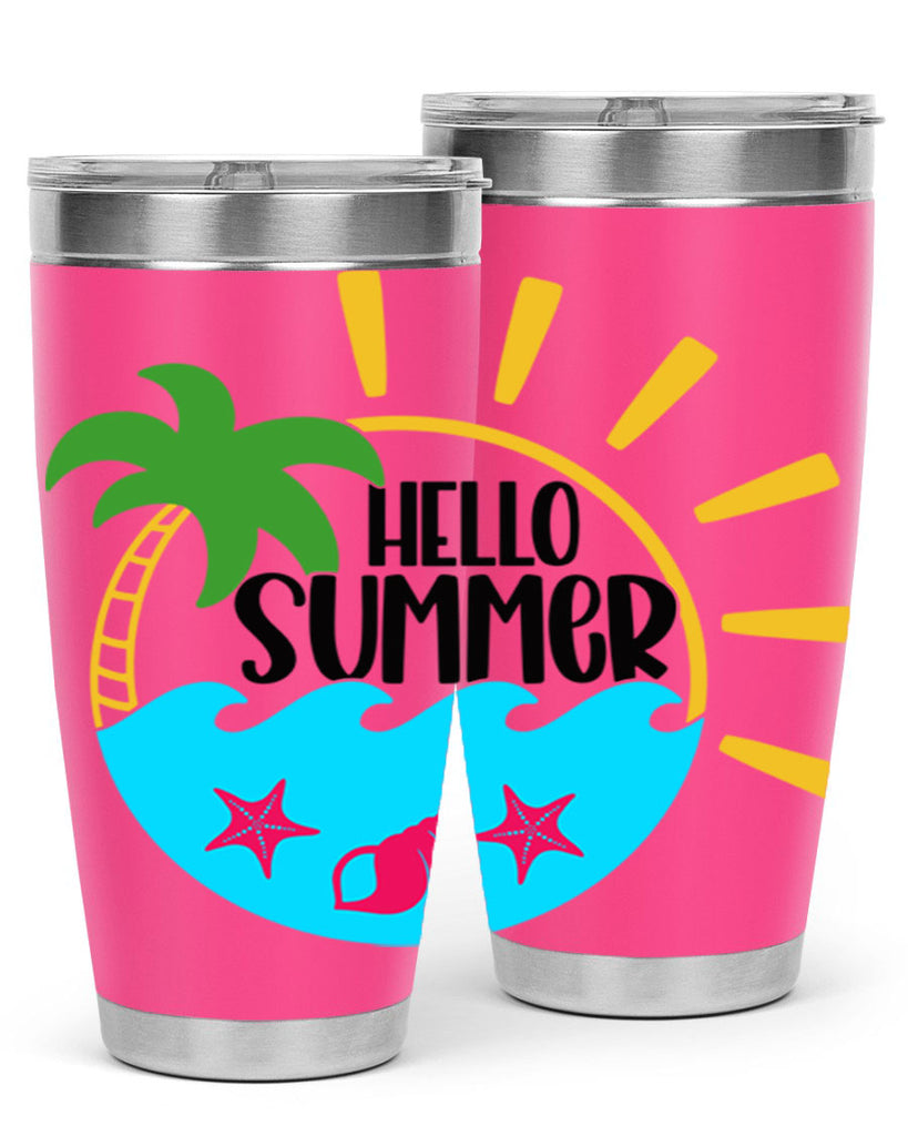Hello Summer Style 40#- summer- Tumbler
