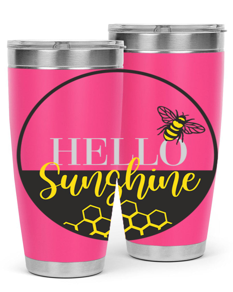Hello Sunshine and bee216#- spring- Tumbler