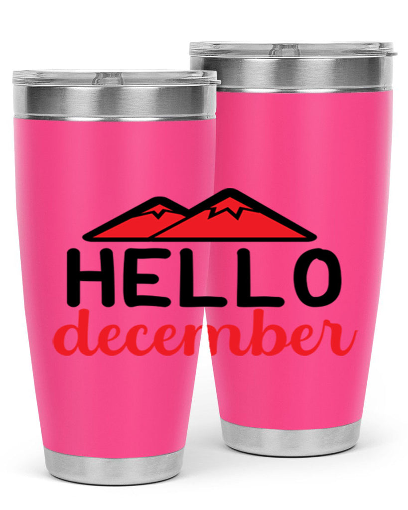 Hello december 160#- winter- Tumbler