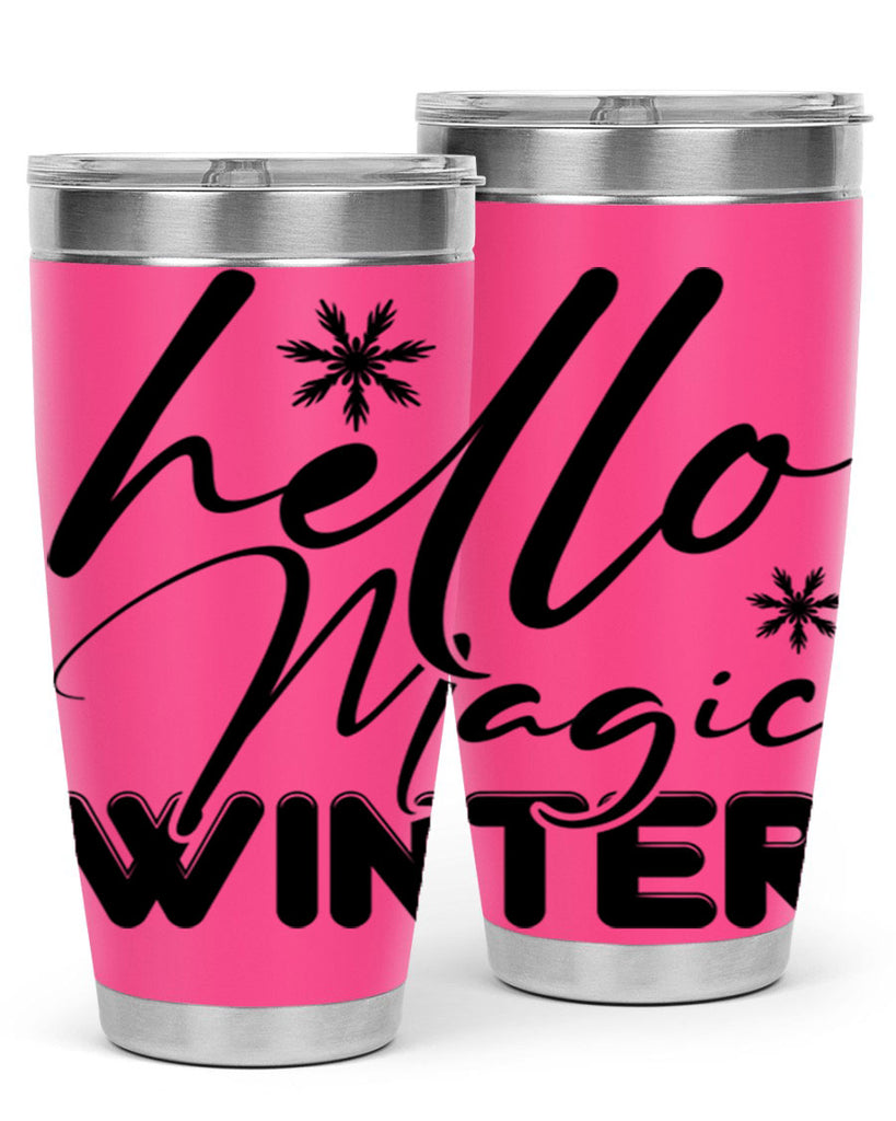 Hello magic winter 178#- winter- Tumbler