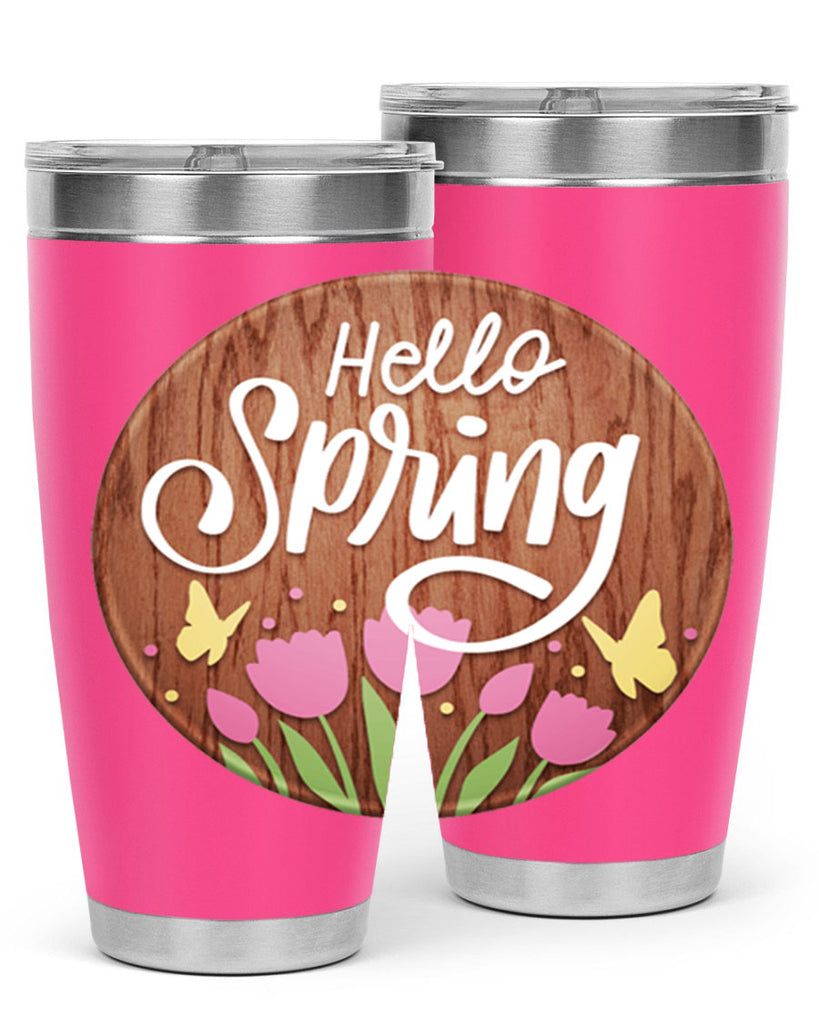 Hello spring Mockup202#- spring- Tumbler