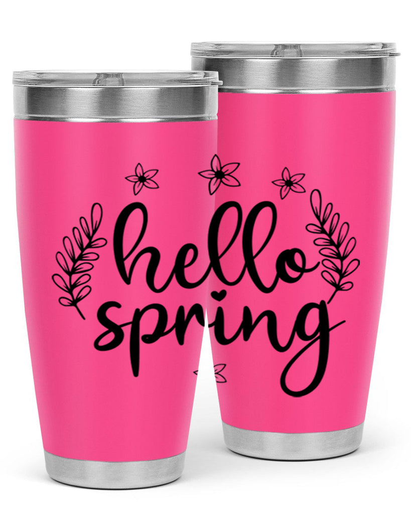 Hello spring design  221#- spring- Tumbler