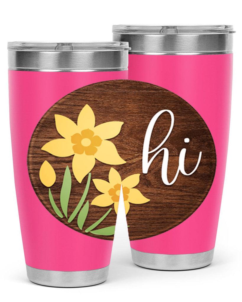 Hi daffodil flower Mockup235#- spring- Tumbler