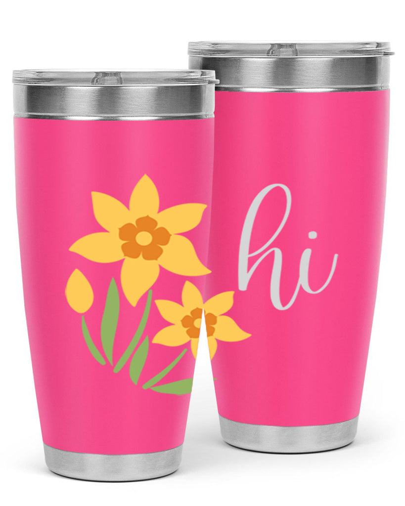 Hi daffodil flower236#- spring- Tumbler