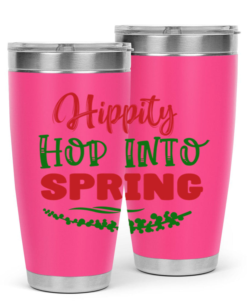 Hippity Hop into Spring 239#- spring- Tumbler