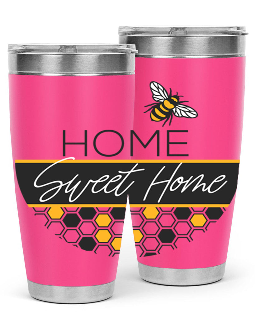Home Sweet Home Bee and hive pattern243#- spring- Tumbler