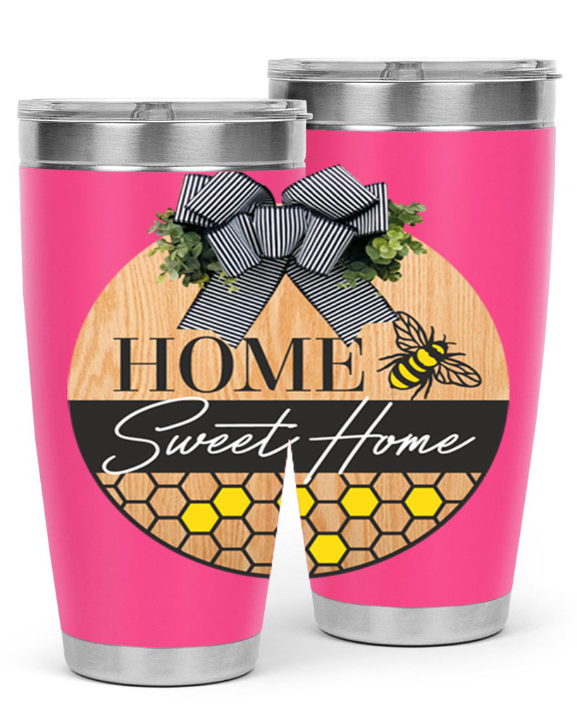 Home Sweet home bee and hive Mockup241#- spring- Tumbler