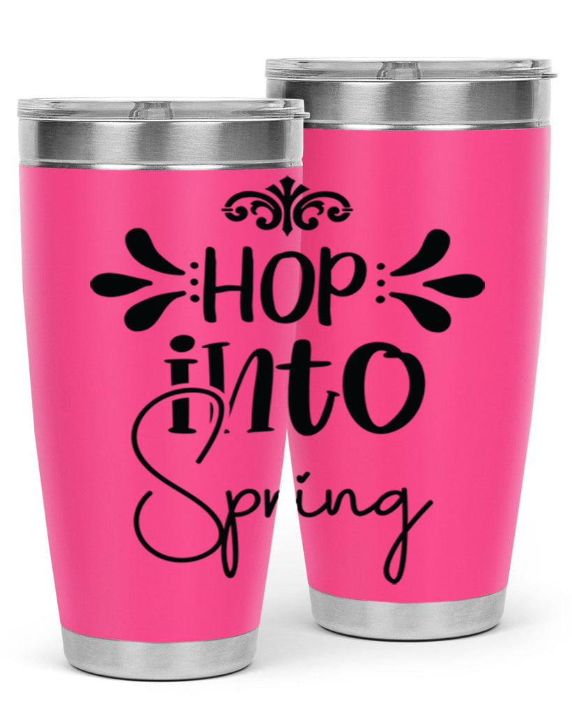 Hop into Spring 247#- spring- Tumbler