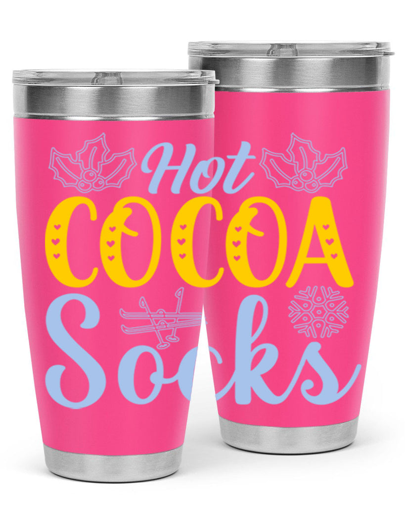 Hot cocoa socks211#- winter- Tumbler