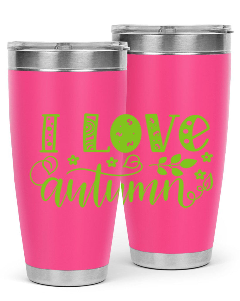 I Love Autumn 325#- fall- Tumbler