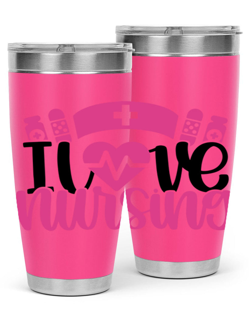 I Love Nursing Style Style 171#- nurse- tumbler