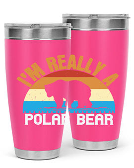 I'm Really A Polar Bear 38#- Bears- Tumbler