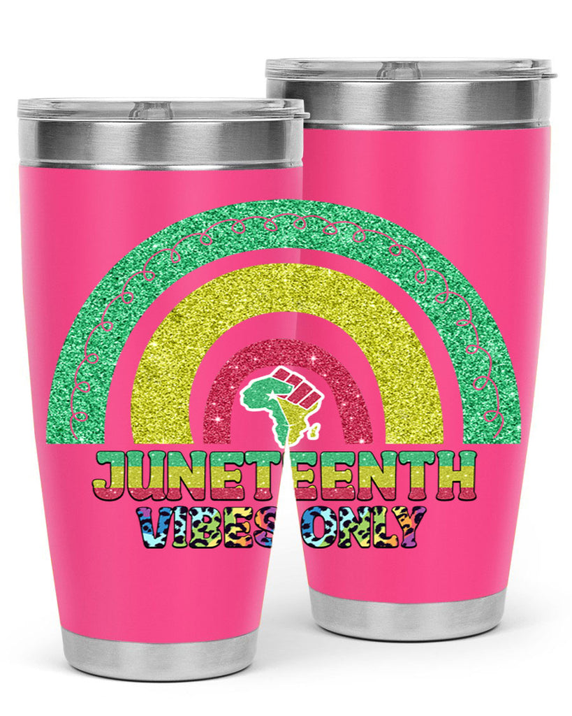 Juneteenth Vibes Only 5#- Juneteenth- tumbler
