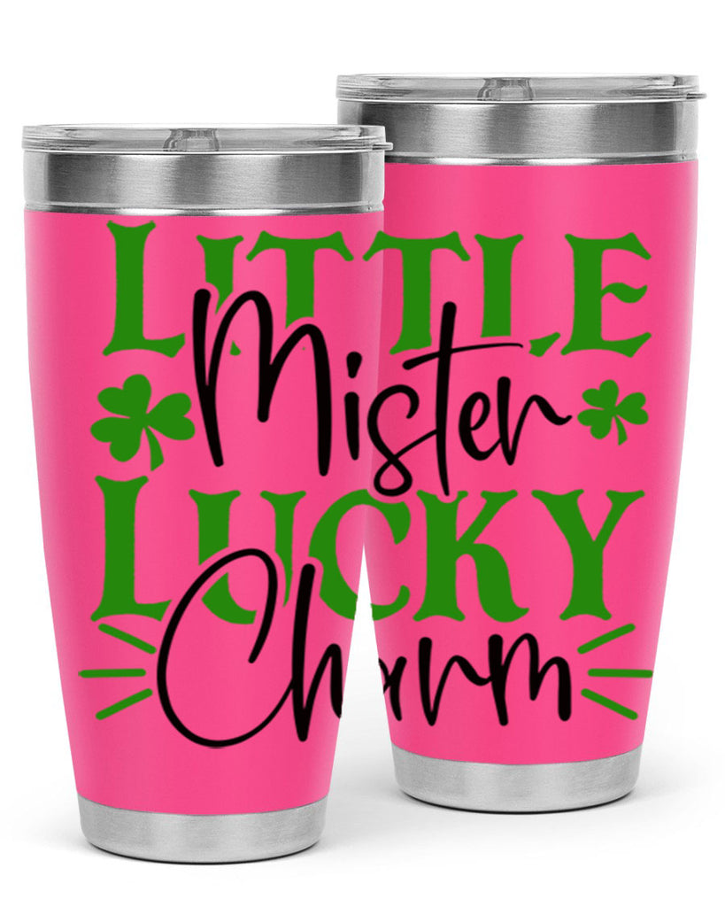 Little Mister Lucky Charm Style 153#- St Patricks Day- Tumbler