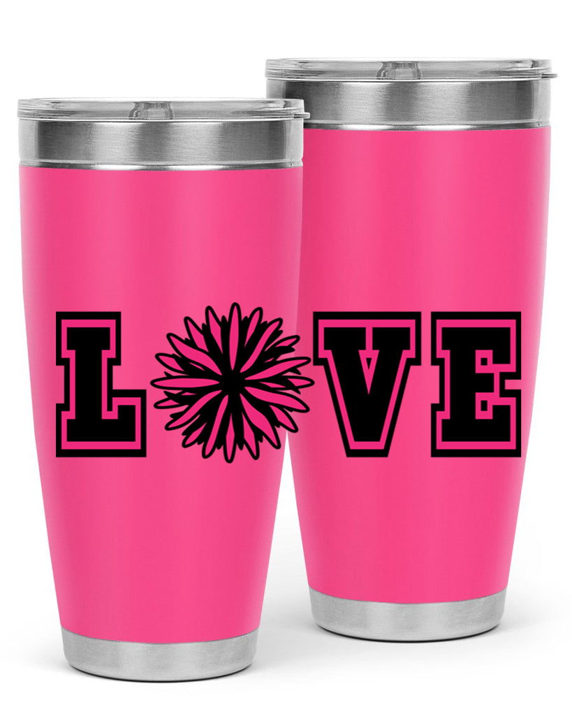Love 694#- cheer- Tumbler