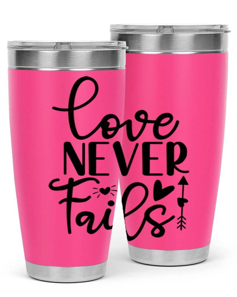 Love Never Fails 309#- winter- Tumbler