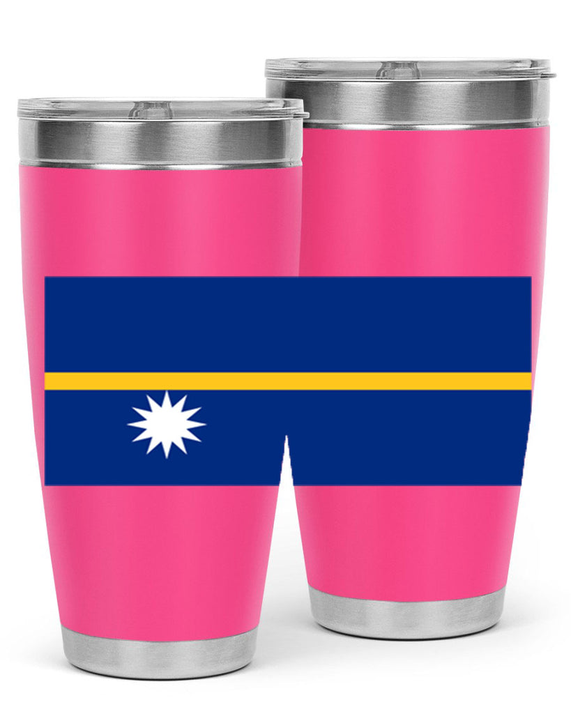 Nauru 77#- world flags- Tumbler