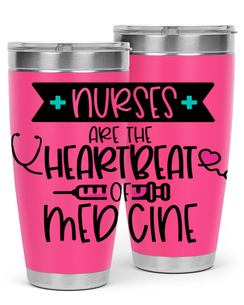 Nurses Are The Heartbeat Of Medicine Style Style 91#- nurse- tumbler