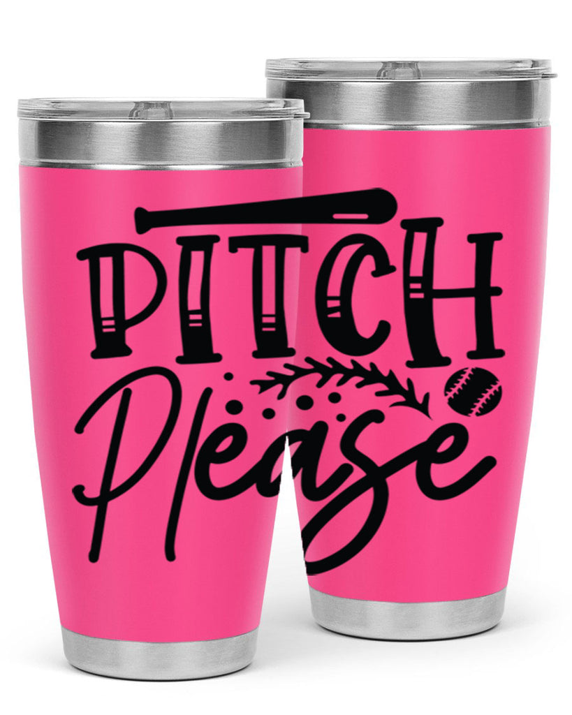 Pitch Please 2037#- baseball- Tumbler