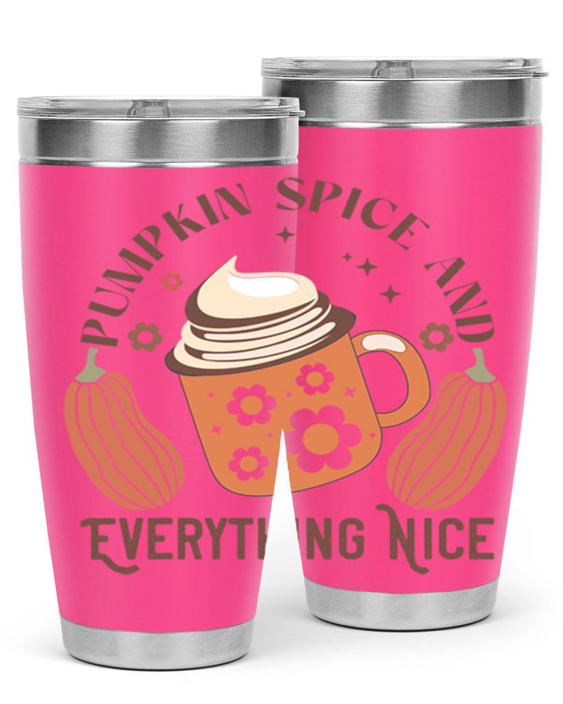 Pumpkin Spice And Everything Nice 539#- fall- Tumbler