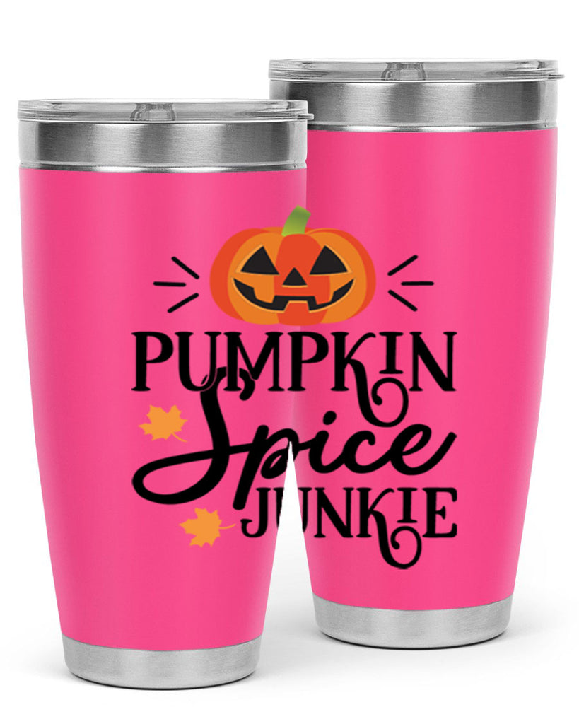 Pumpkinspicejunkie 568#- fall- Tumbler