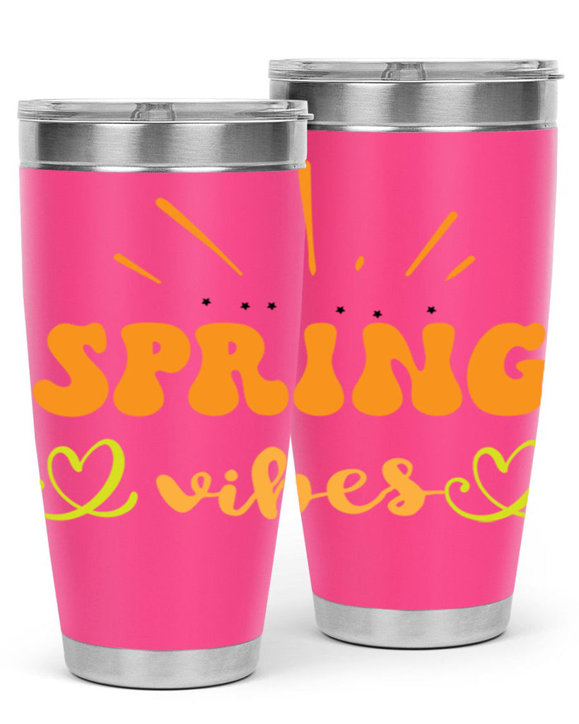 Spring vibes  519#- spring- Tumbler