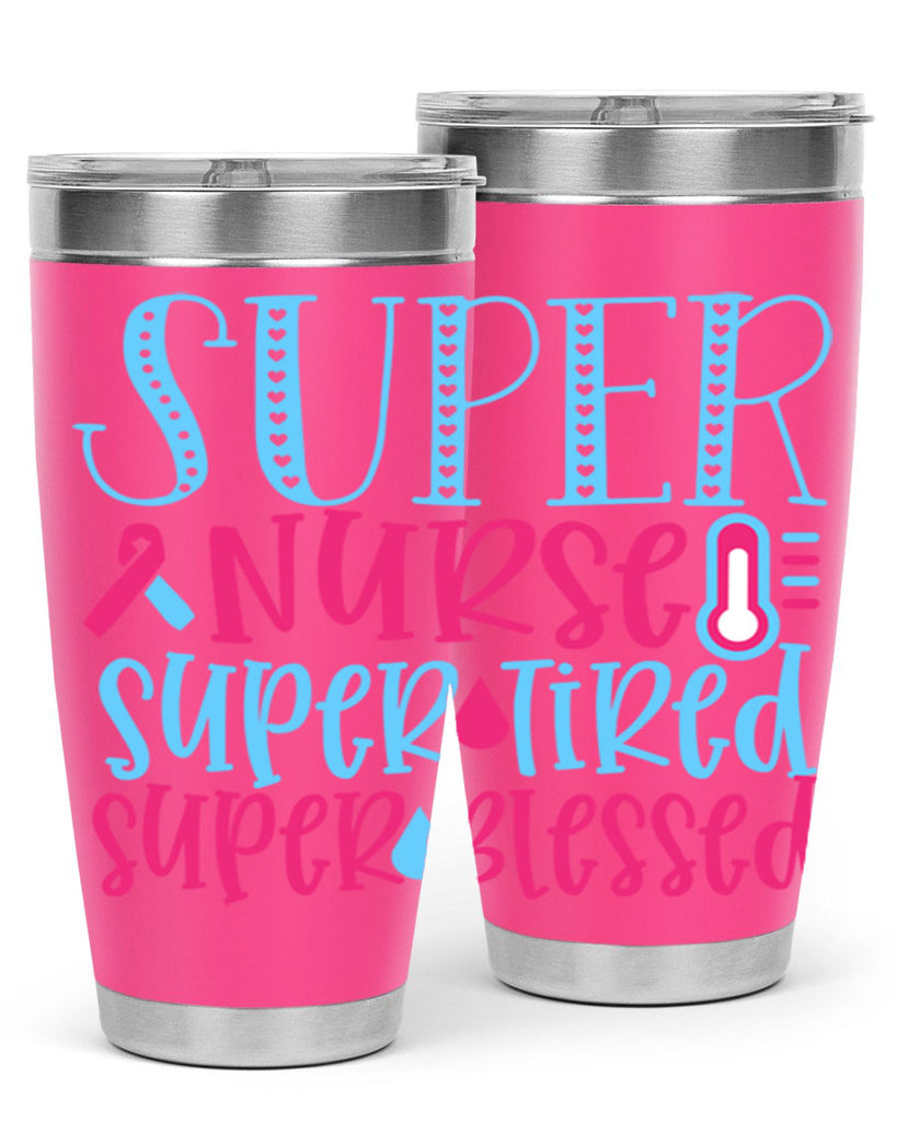 Super Nurse Super Tired Style 346#- nurse- tumbler
