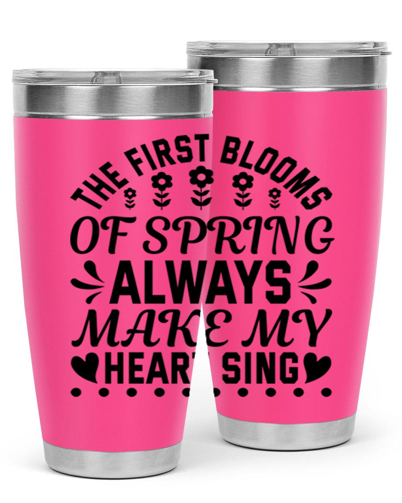 The first blooms of spring 549#- spring- Tumbler