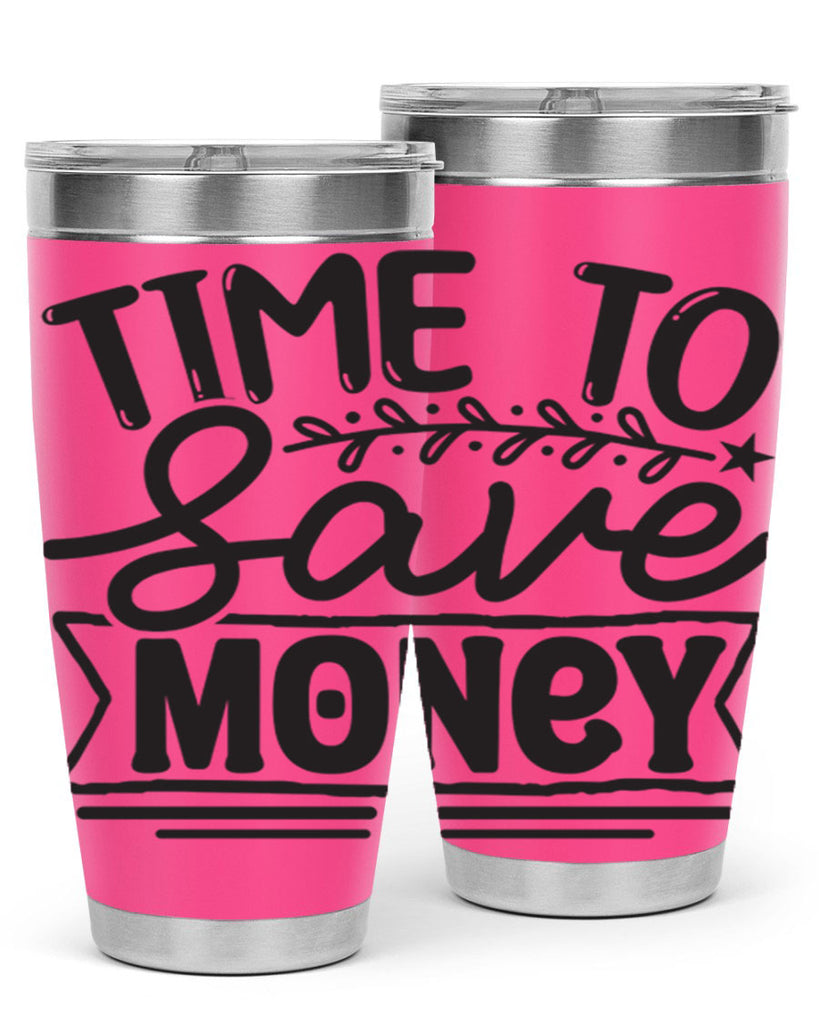 Time to save money 414#- winter- Tumbler