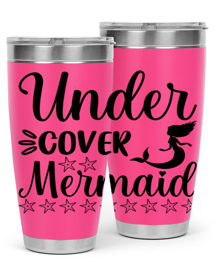 Under cover mermaid 650#- mermaid- Tumbler