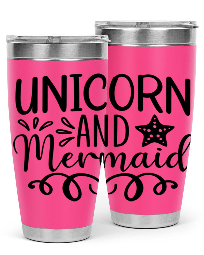 Unicorn And Mermaid 658#- mermaid- Tumbler