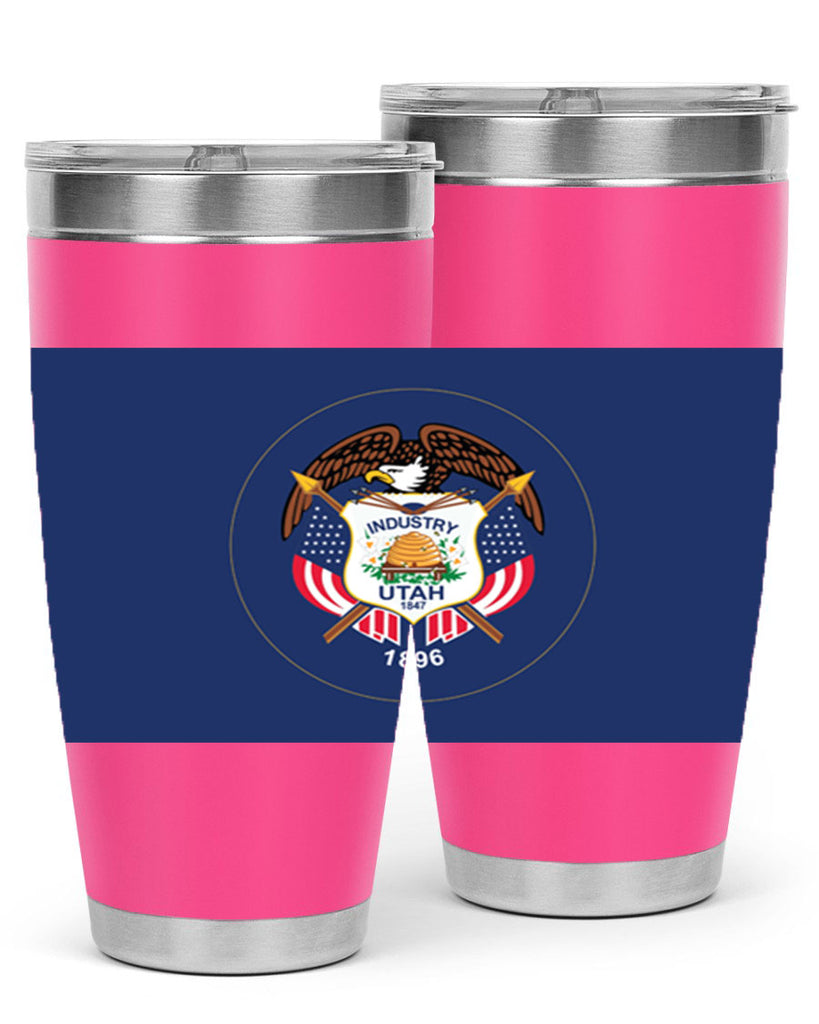 Utah 8#- Us Flags- Tumbler