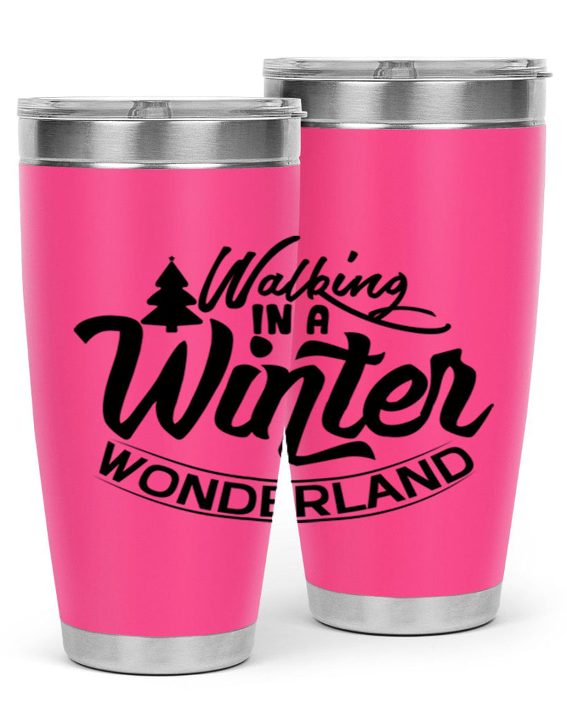 Walking In A Winter Wonderland 435#- winter- Tumbler