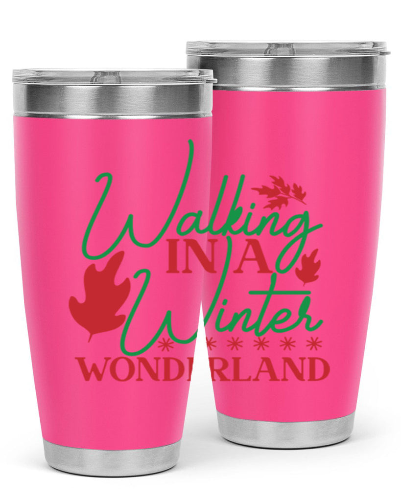 Walking In A Winter Wonderland 438#- winter- Tumbler