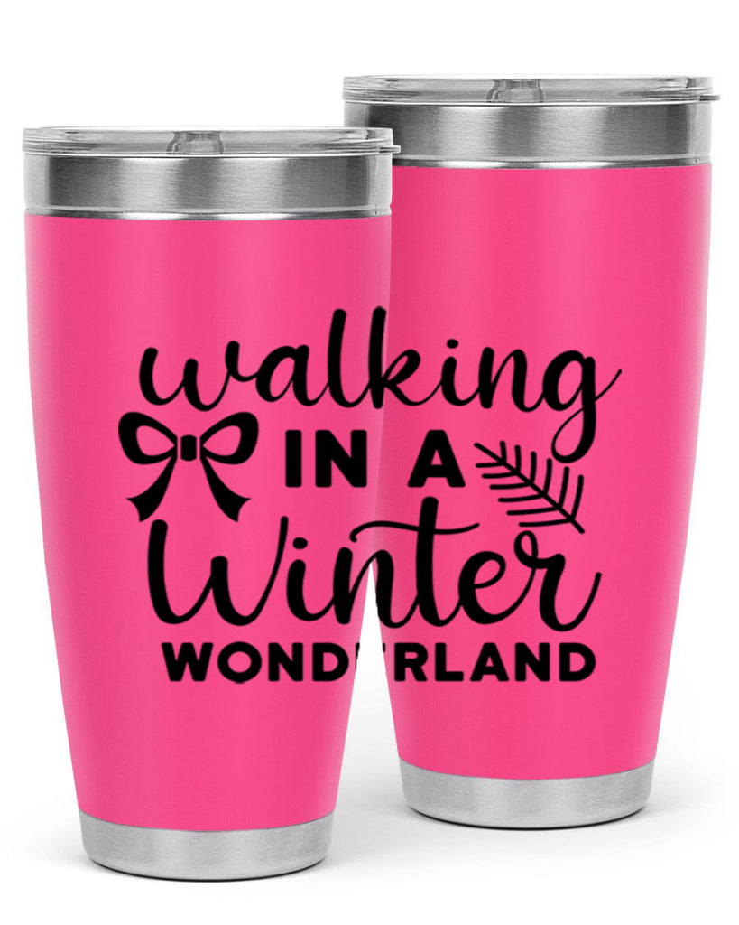 Walking In A Winter Wonderland 441#- winter- Tumbler