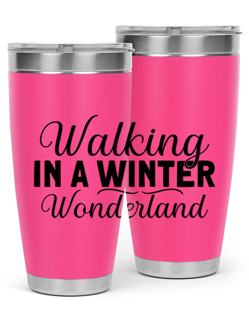 Walking in a Winter Wonderland 434#- winter- Tumbler