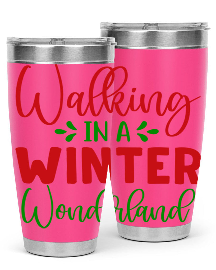 Walking in a Winter Wonderland 436#- winter- Tumbler