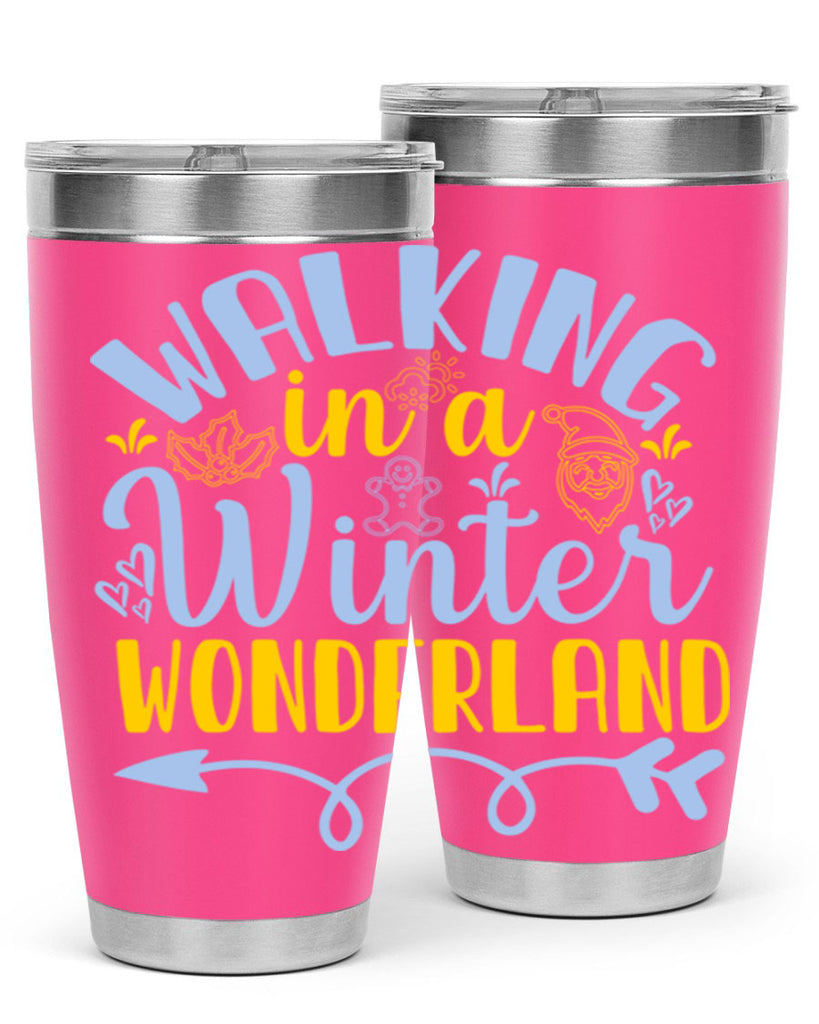 Walking in a winter wonderland440#- winter- Tumbler