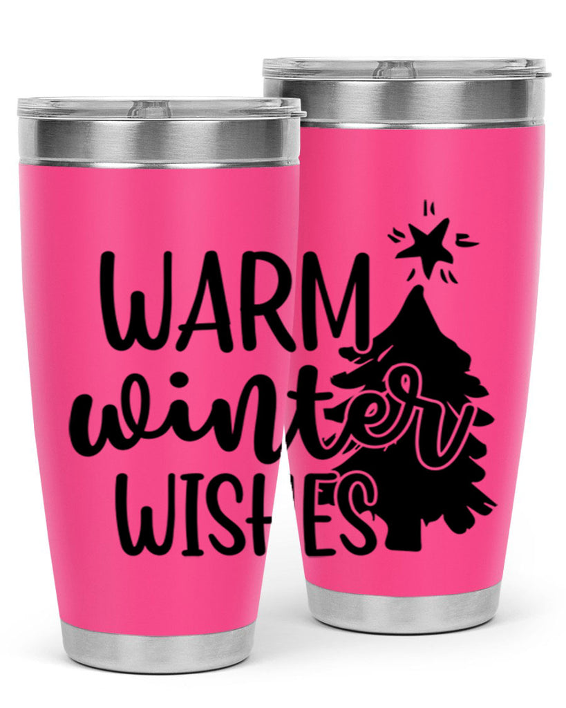 Warm Winter Wishes 451#- winter- Tumbler