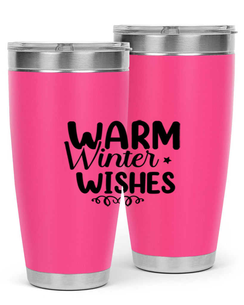Warm Winter Wishes 453#- winter- Tumbler