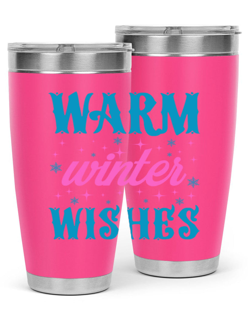 Warm Winter Wishes 464#- winter- Tumbler