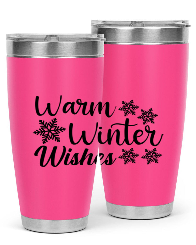 Warm Winter Wishes 466#- winter- Tumbler