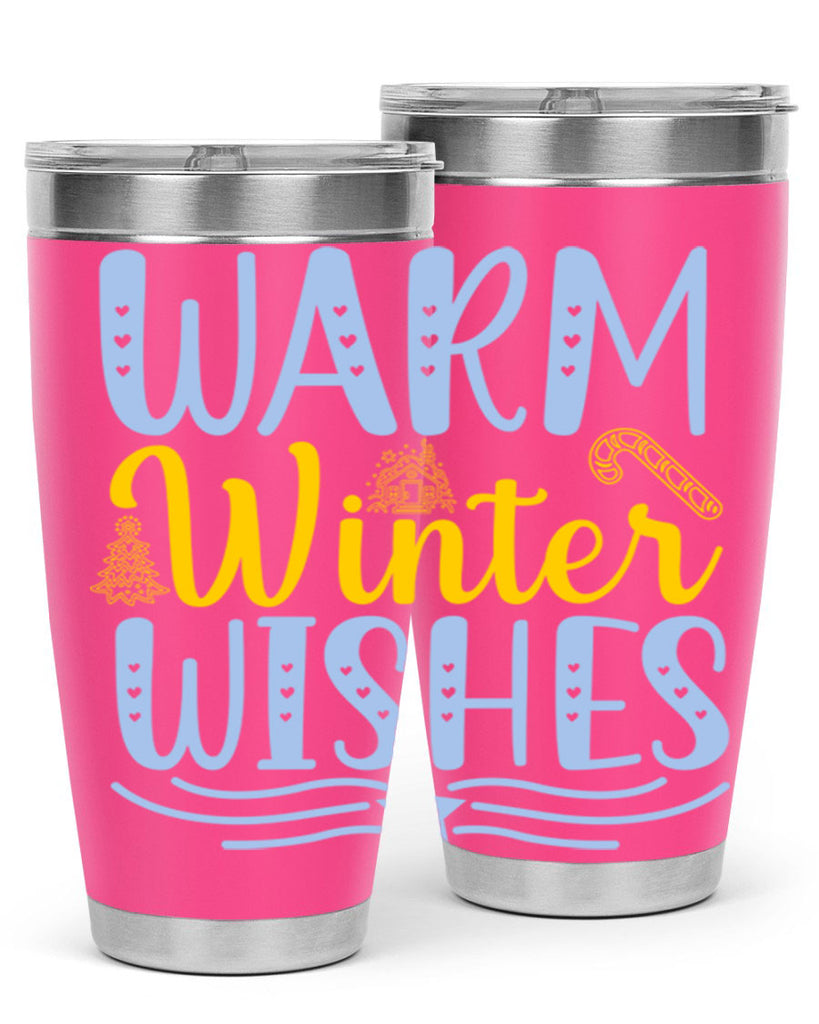Warm winter wishes 449#- winter- Tumbler