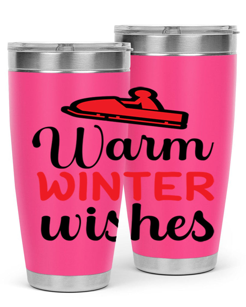 Warm winter wishes 452#- winter- Tumbler