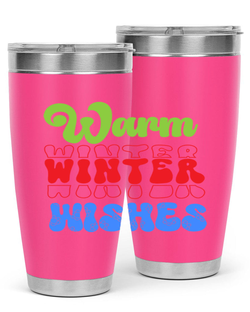 Warm winter wishes 458#- winter- Tumbler