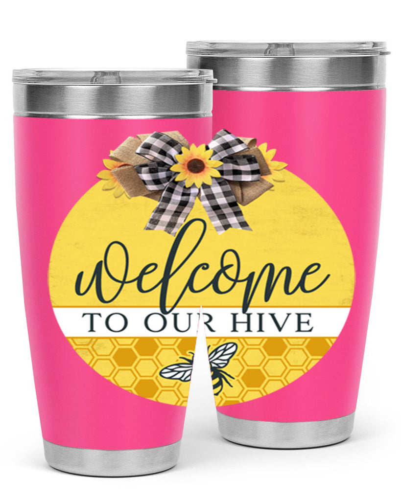 Welcome to our Hive complete yellow Mockup589#- spring- Tumbler