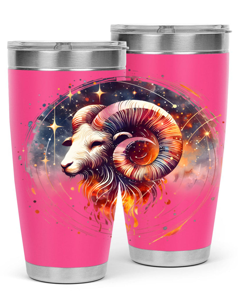 aries 125#- zodiac- Tumbler