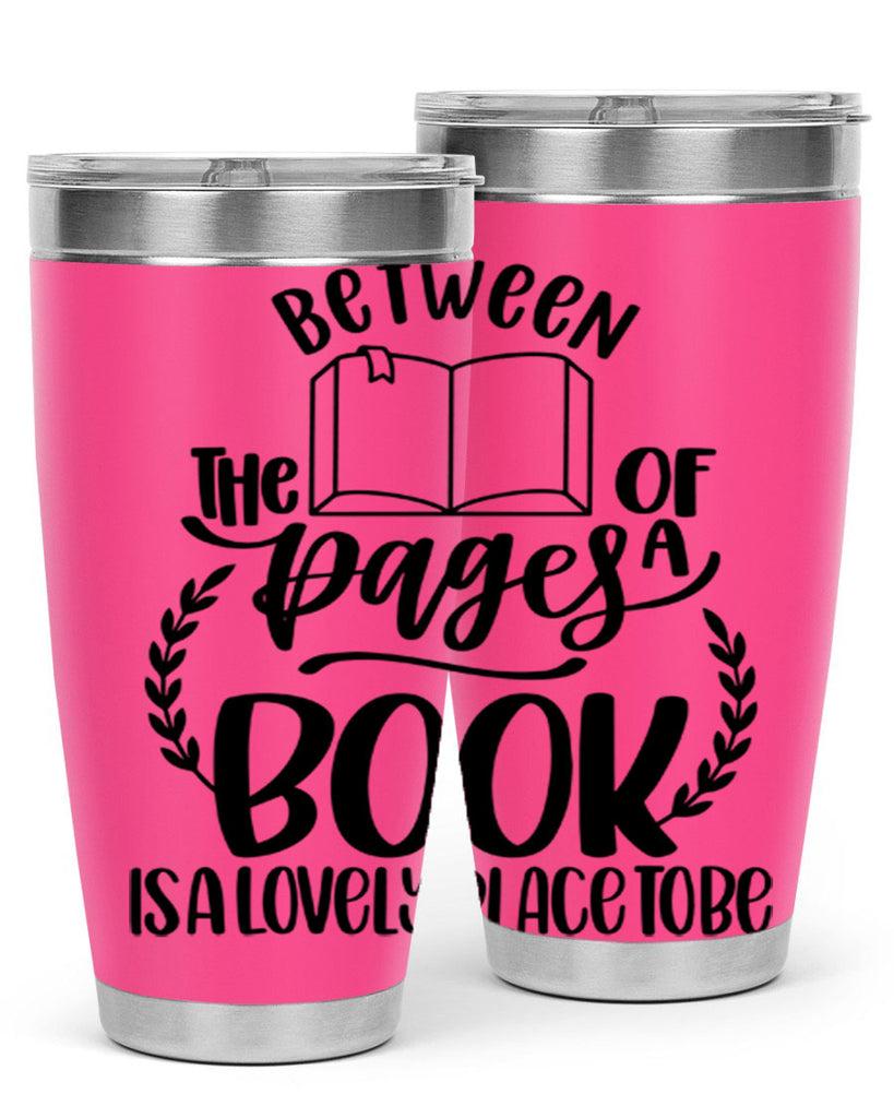 between the pages of a book 52#- reading- Tumbler